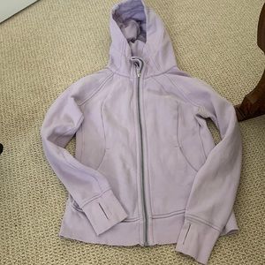 Lavender scuba lululemon sweathsirt